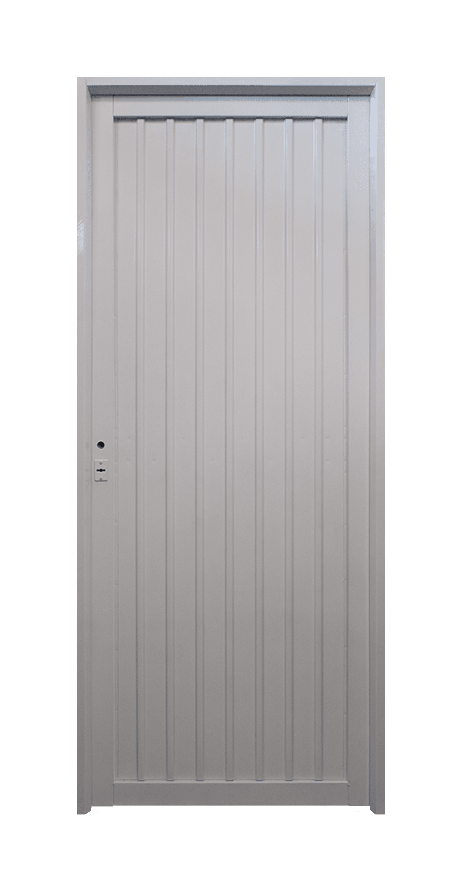 Puerta Chapa simple Acanalada ciega