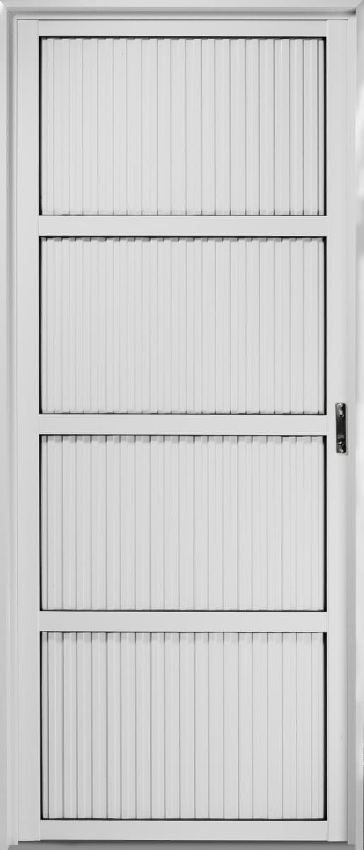 Puerta de aluminio simple